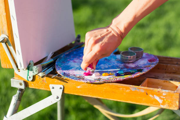 Muncie Artist with Paining